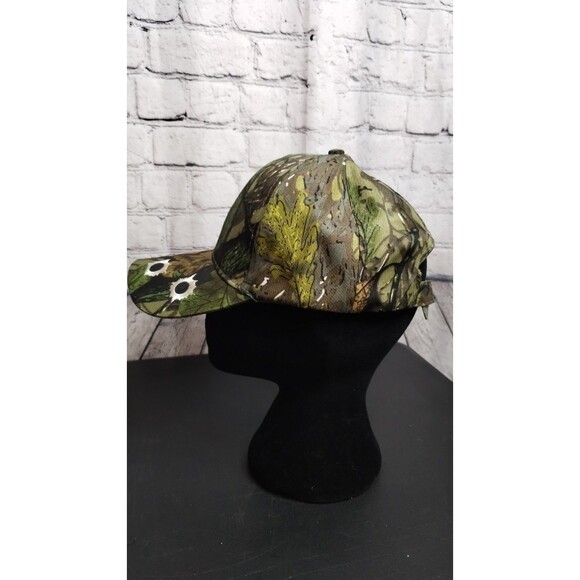 DF Imports Camo w/ Bullet Holes Embroidered Baseball Hat Adjustable NWT - Picture 6 of 8